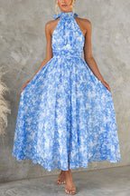 CORFU – Halter Maxi Dress – 4846