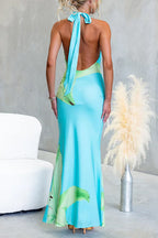 SPLIT – Halter Maxi Dress – 1621