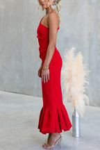 MYKONOS – One Shoulder Maxi Dress – 5037