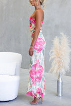 NAPLES – One Shoulder Maxi Dress – 8961