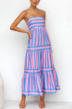 MARBELLA – Striped Maxi Dress – 1397