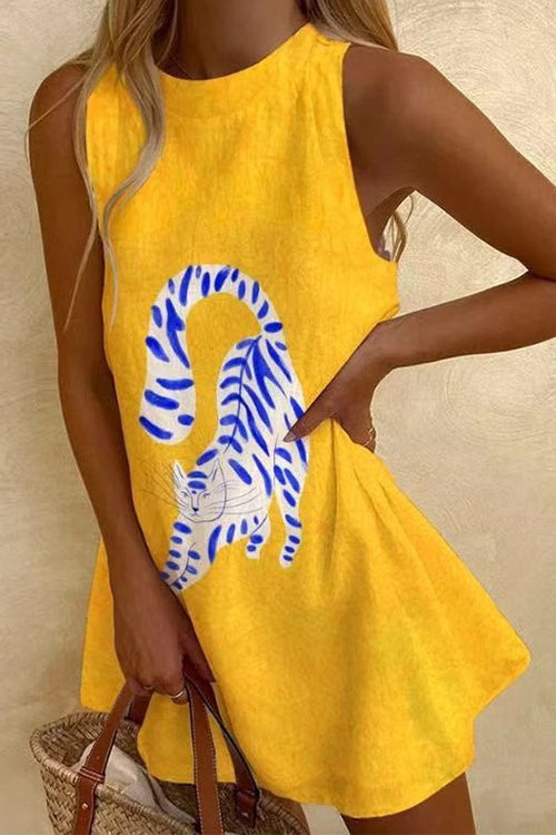 CANNES – Sleeveless Mini Dress – 2022