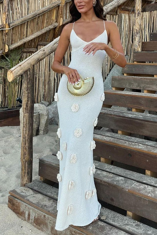 NAPLES – Open Back Maxi Dress – 3643