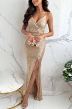 VALENCIA – Sequin Maxi Dress – 3291