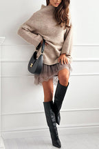 WARSAW – Drop Shoulder Sweater – 4329