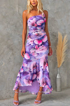 SANTORINI – One Shoulder Maxi Dress – 3412