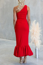 MYKONOS – One Shoulder Maxi Dress – 5037