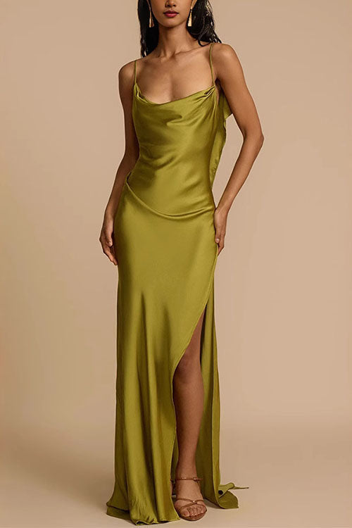 CANNES – Satin Cami Maxi – 3308