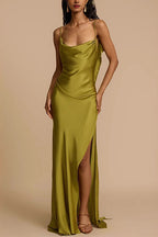 CANNES – Satin Cami Maxi – 3308