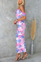 CAPRI – Off Shoulder Maxi Dress – 4162