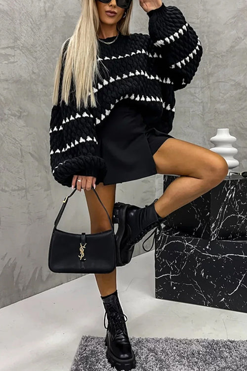 OSLO – Chunky Knit Sweater – 5823