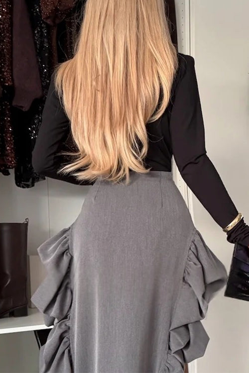 WARSAW – Wrap V-Neck Bodysuit – 3425