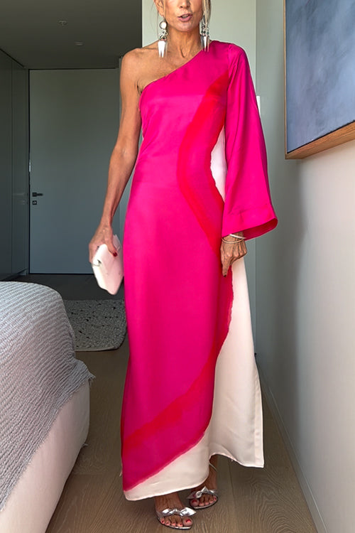 PALMA – One Shoulder Maxi Dress – 4045