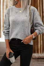 BERN – Rhinestone Pullover Sweater – 4748