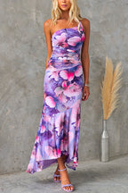 SANTORINI – One Shoulder Maxi Dress – 3412