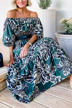 CANNES – Off Shoulder Maxi Dress – 8032