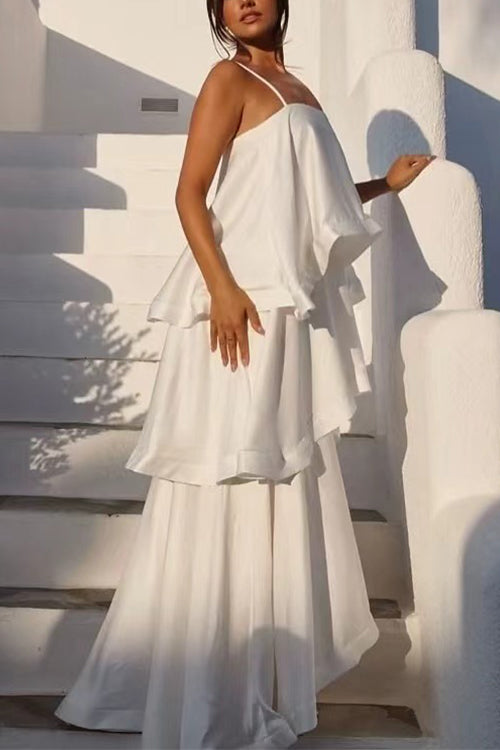 ATHENS – Satin Maxi Dress – 3908