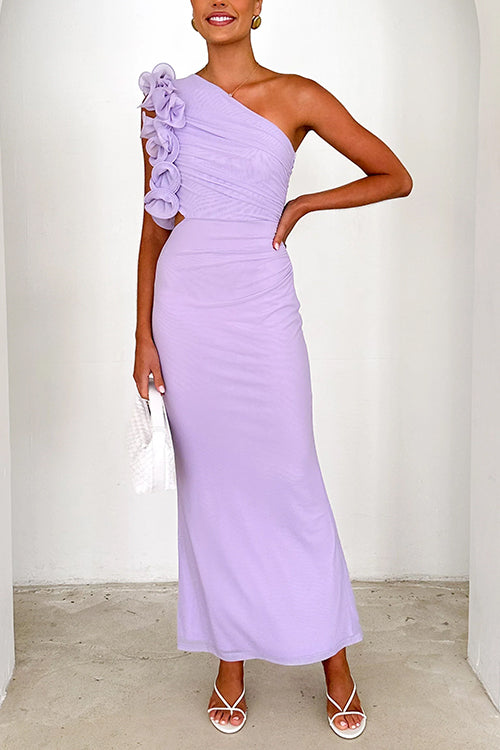 PALMA – One Shoulder Maxi Dress – 9574