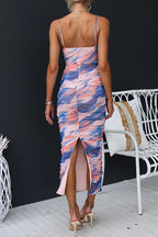 VALLETTA – Printed Bodycon Midi Dress – 5992