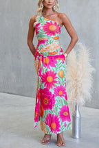 PORTO – One Shoulder Maxi Dress – 9276