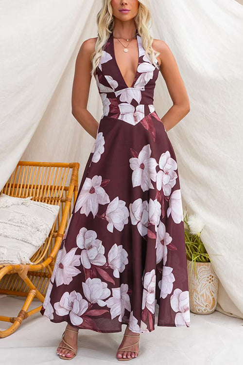 ALICANTE – Bloemen Maxi Jurk – 9774