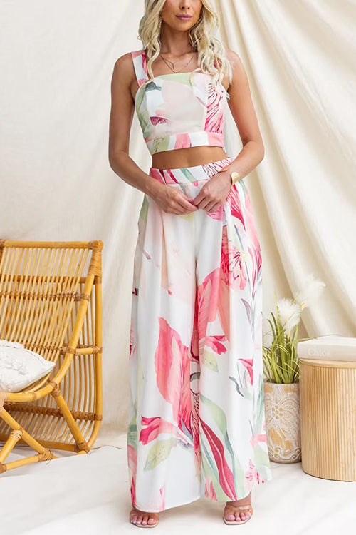 MYKONOS – Printed Crop Set – 5009