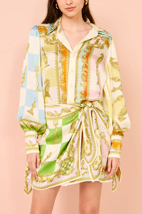 MILAN – Wrap Mini Dress – 5013