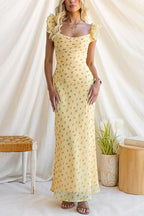 MALAGA – Floral Maxi Dress – 9775