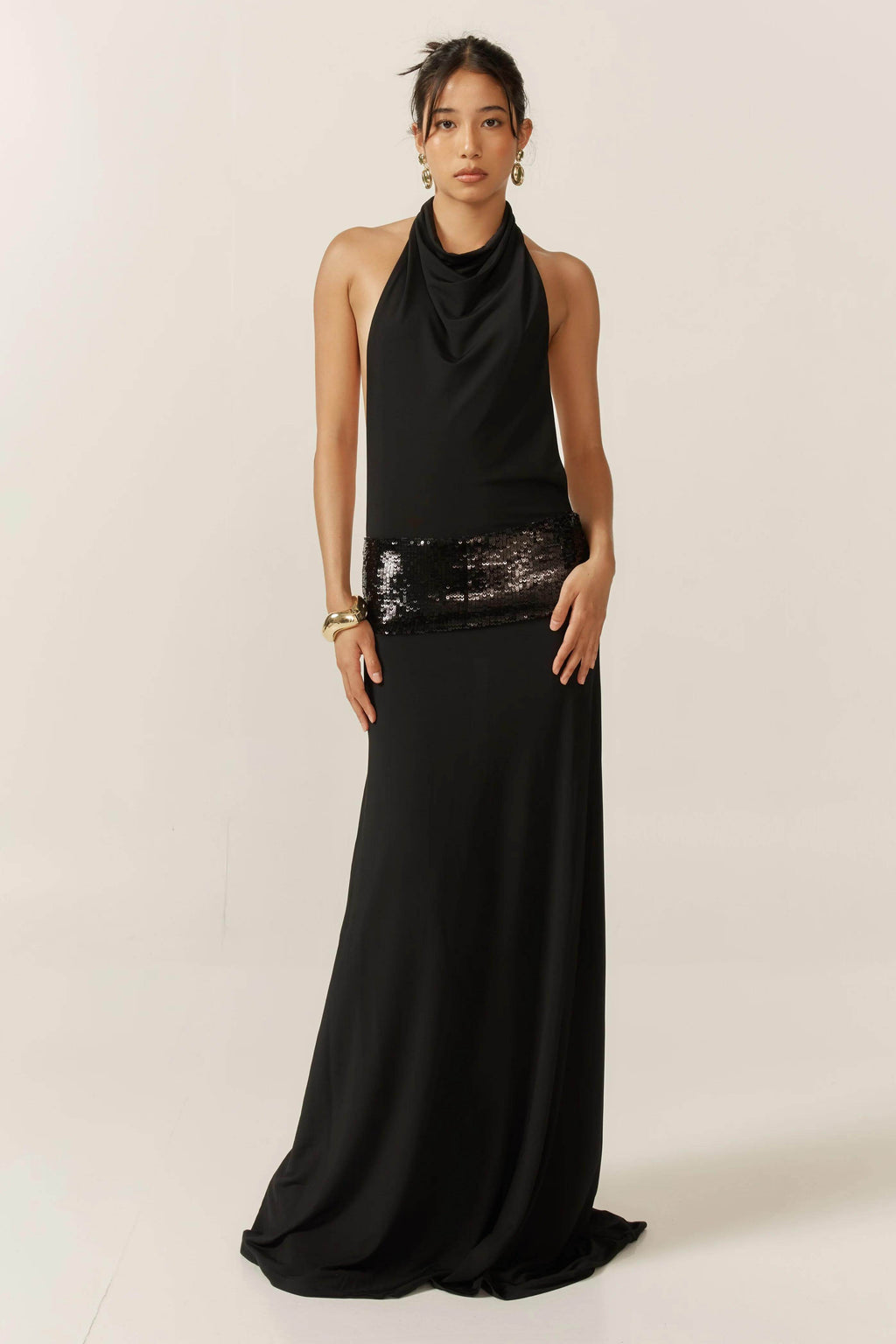 MYKONOS – Halterneck Maxi Dress – 3998