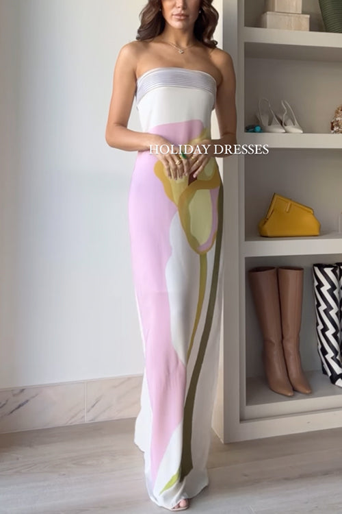 ALICANTE – Strapless Maxi Dress – 1292