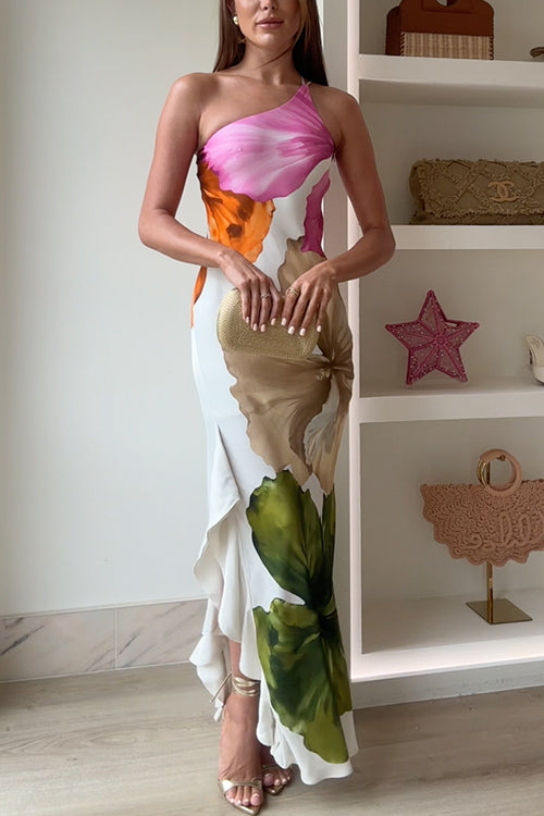 PALMA – One Shoulder Maxi Dress – 8696