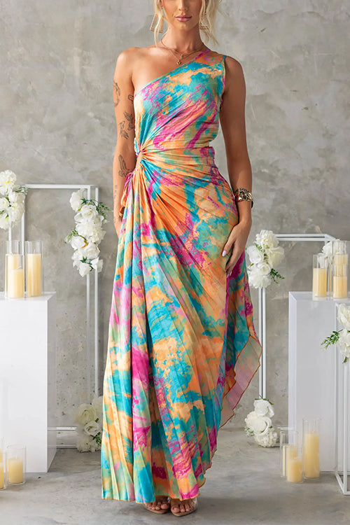 PORTOFINO – One Shoulder Maxi Dress – 9761