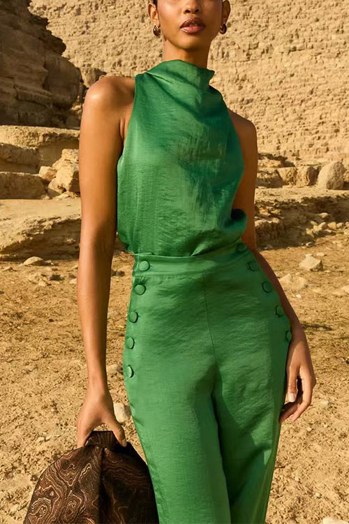 LYON – Mockneck Sleeveless Top – 2125