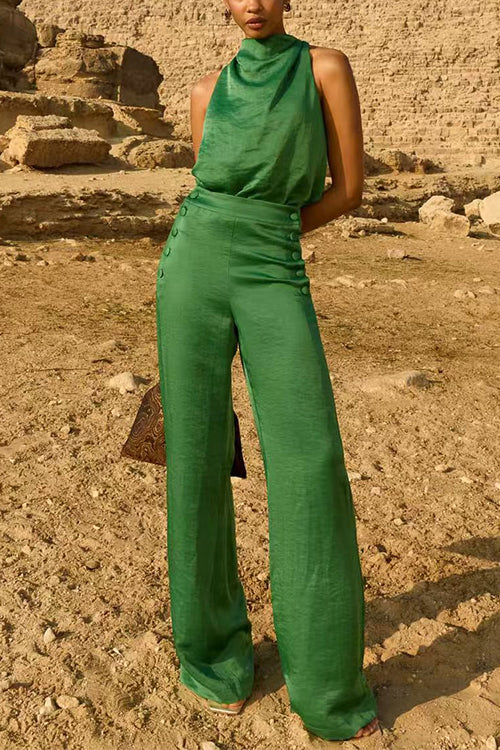 NAPLES – High Rise Straight Pants – 2722