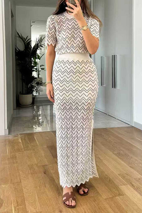 MONACO – High Rise Maxi Skirt – 7012