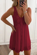 MONTPELLIER – Lace Swing Tank Dress – 8540