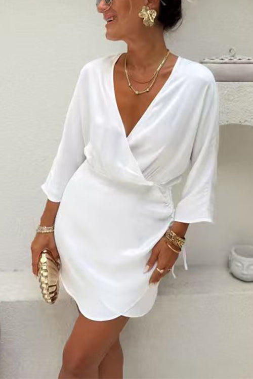 MONTPELLIER – Satin Mini Dress – 9908