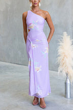 MALAGA – One Shoulder Maxi Dress – 2046