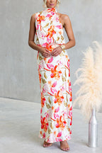 MARSEILLE – Asymmetrical Maxi Dress – 8409