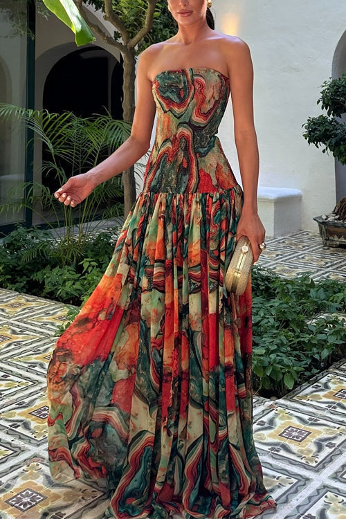 ANTIBES – Strapless Maxi Dress – 8815