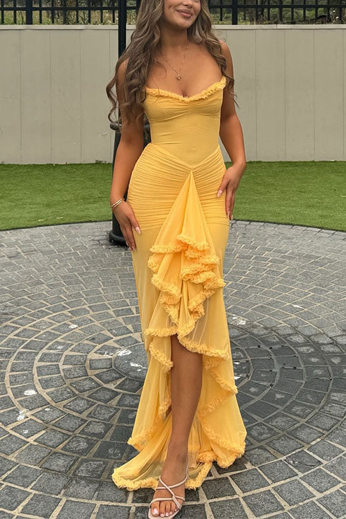 BARCELONA – Spaghetti Strap Maxi Dress – 6147