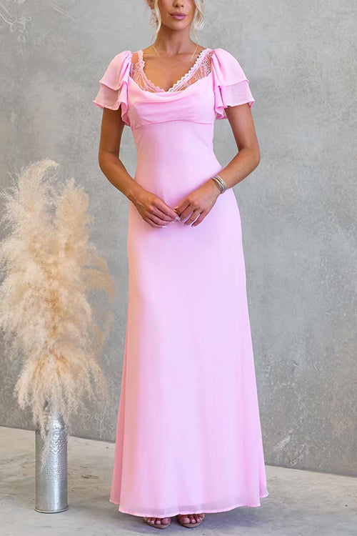 SEVILLE – Flare Sleeve Maxi Dress – 5411