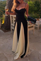 ALICANTE – Color Block Maxi Dress – 5995