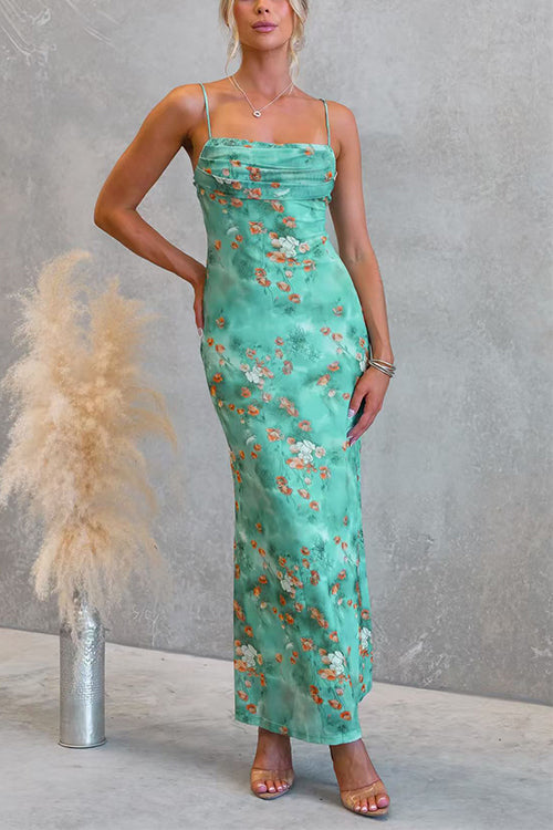 LISBON – Floral Maxi Dress – 4789