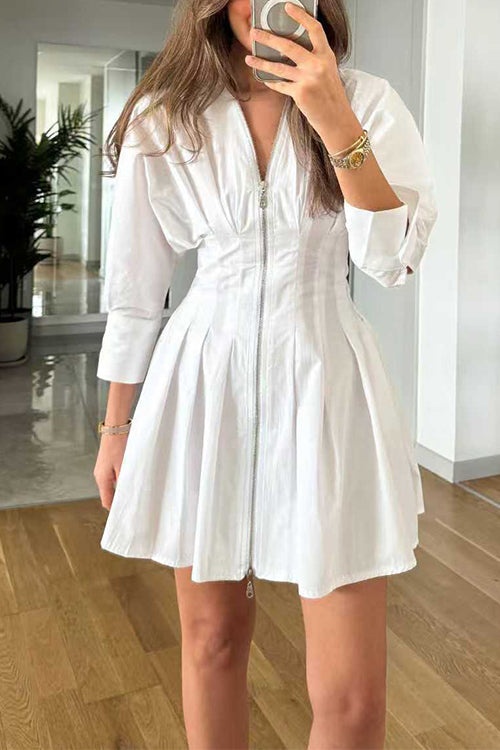 PORTOFINO – Long Sleeve Mini Dress – 5526
