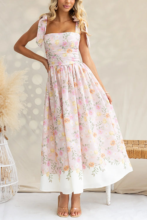 MALAGA – Floral Maxi Dress – 9118