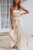 MARSEILLE – Off Shoulder Wide Leg Jumpsuit – 5122