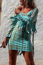 FORMENTERA – Tie Dye Bodycon Dress – 9011