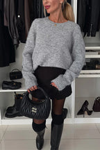 ANTWERP – Crewneck Cutout Sweater – 9933