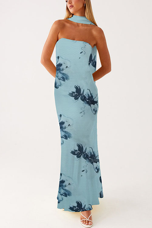 SALERNO – Strapless Maxi Dress – 1049